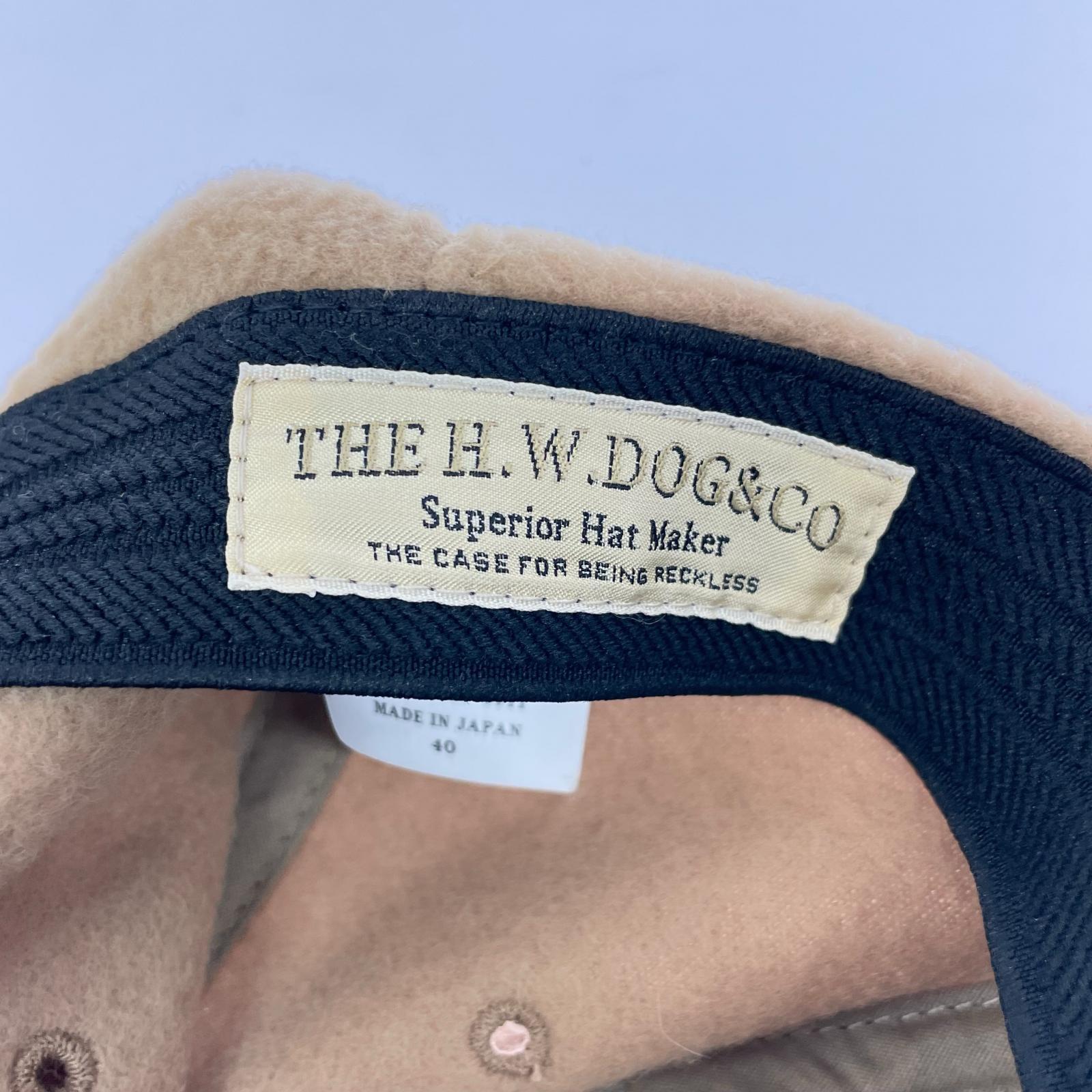 キャップ THE H.W.DOG&CO BIKERS CAP ベージュ (40) ベージュ
