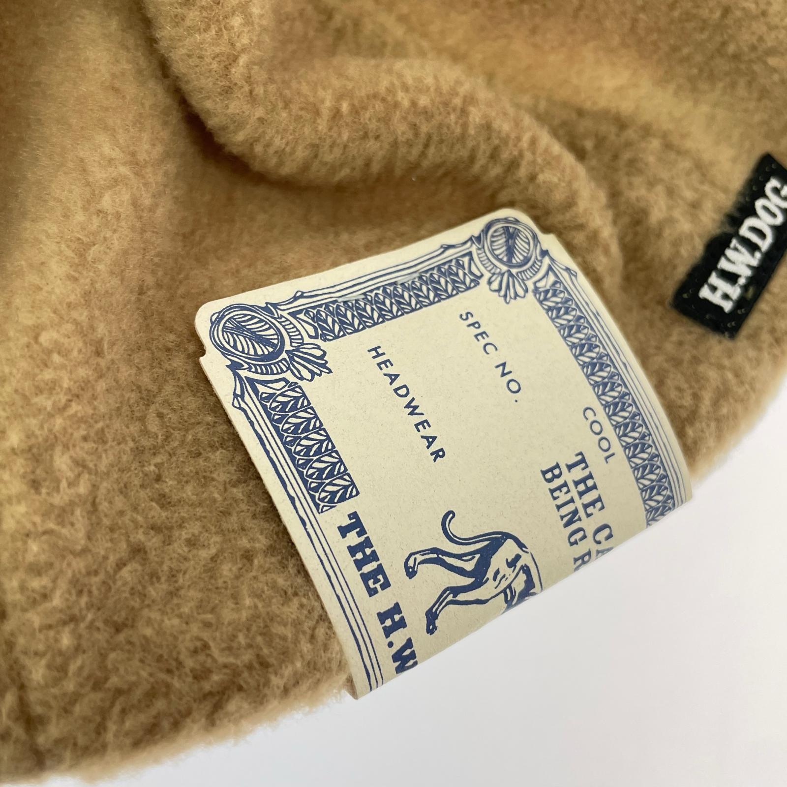 キャップ THE H.W.DOG&CO BIKERS CAP ベージュ (40) ベージュ