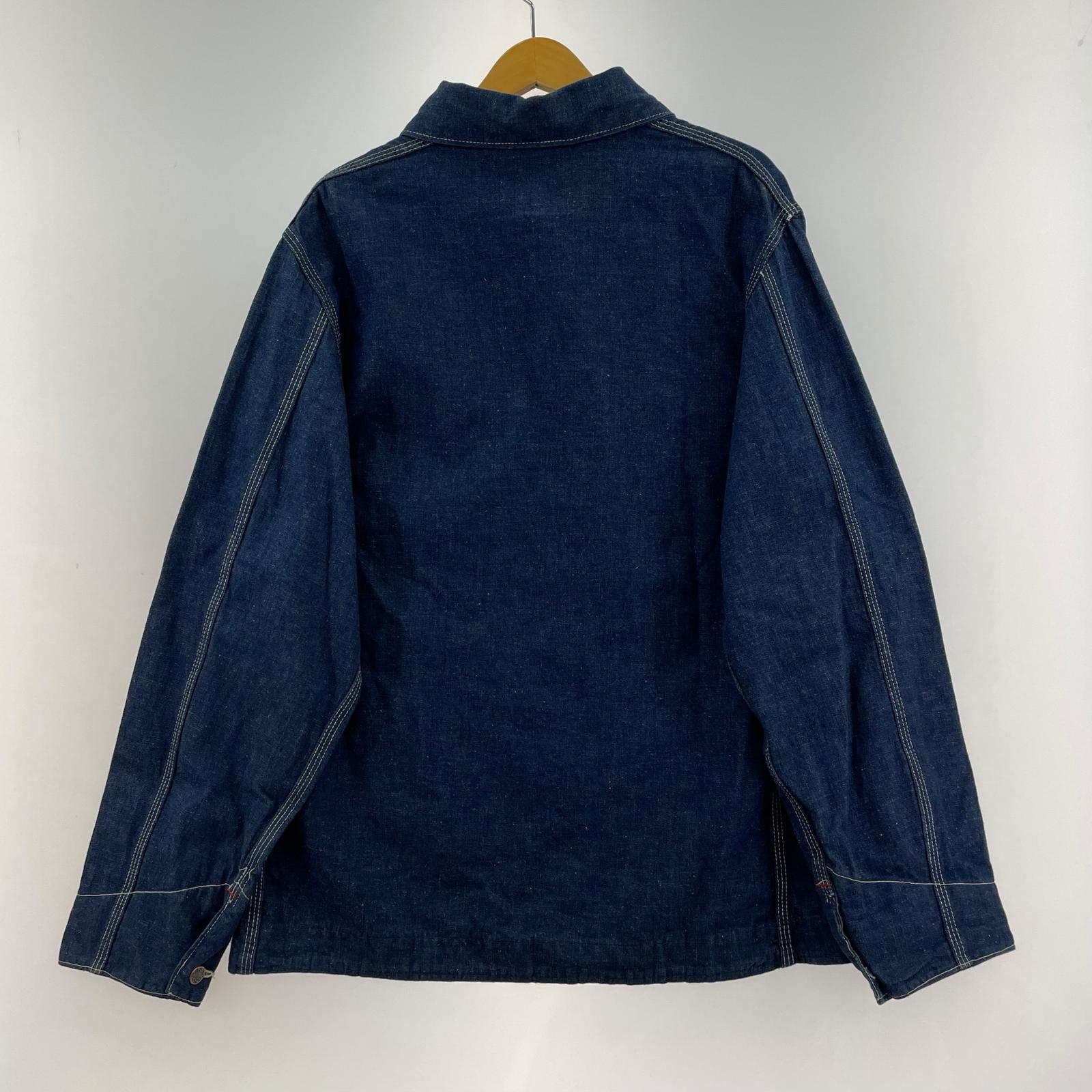 デニムジャケット VINTAGE SANFORIZED 濃紺 デニム カバーオール (40) 40 ネイビー