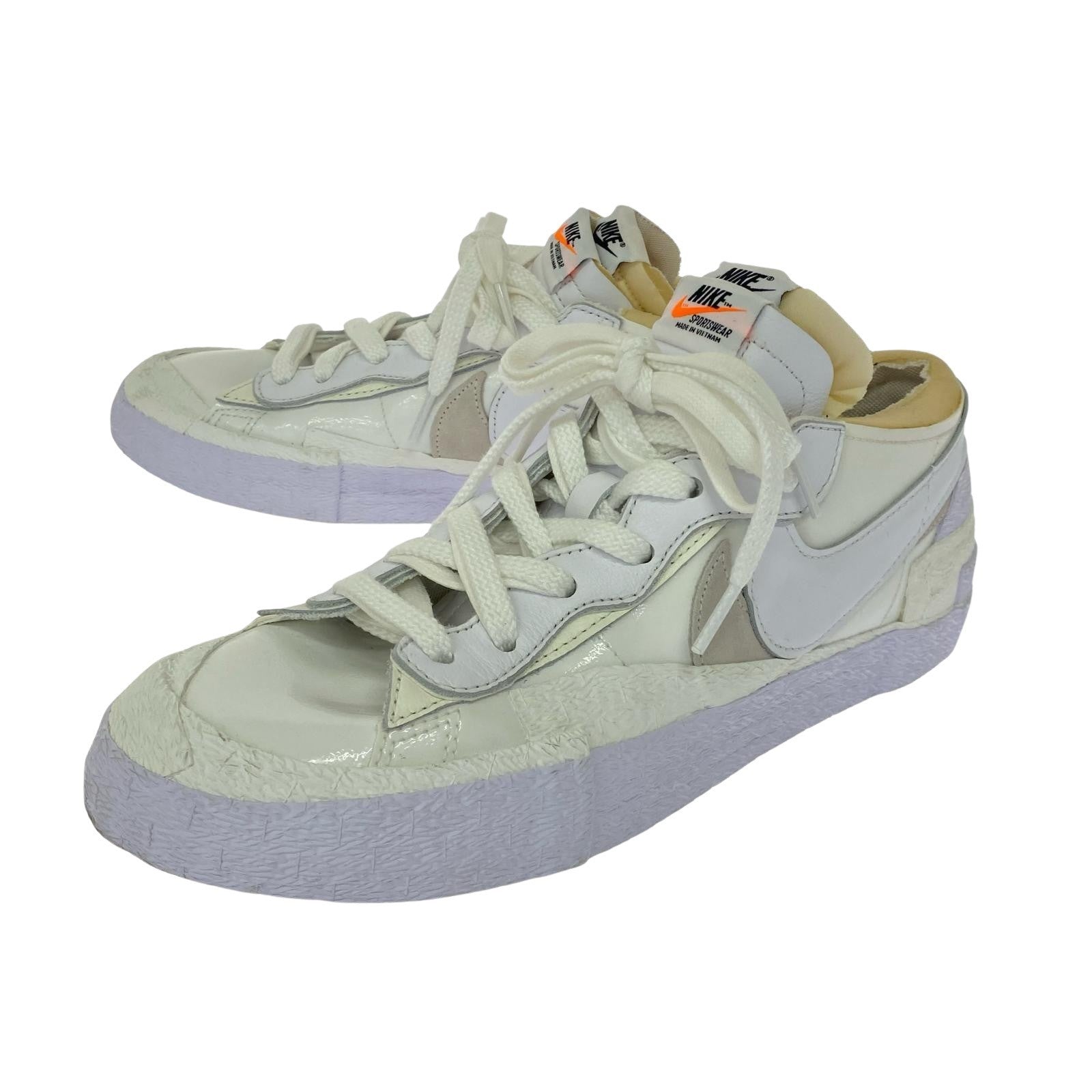 スニーカー sacai Blazer Low White Patent Leather 28cm (US10 UK9 1/2 EU46) ホワイト