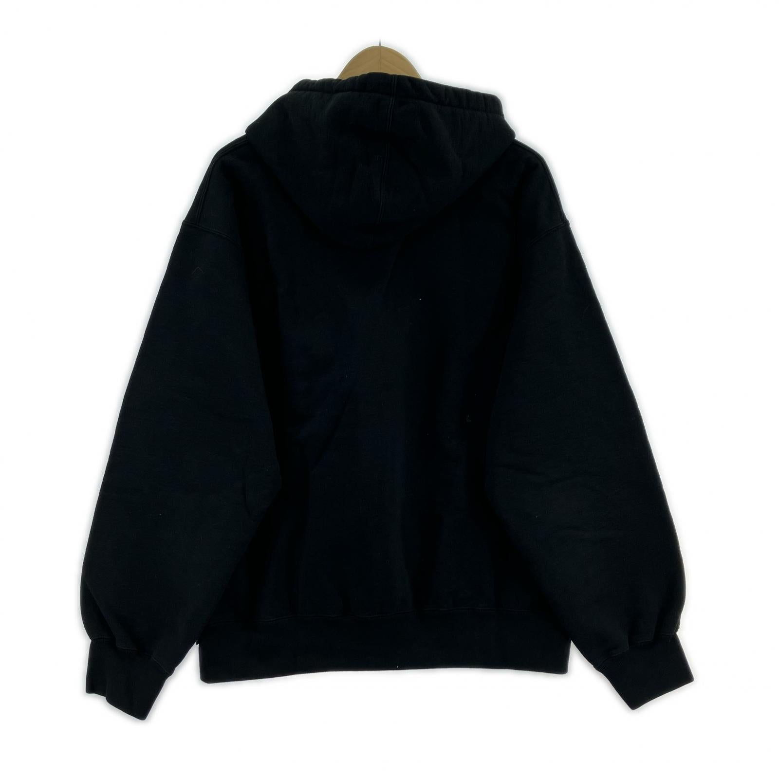 パーカー Contrast Cutout Hooded Sweatshirts M ブラック