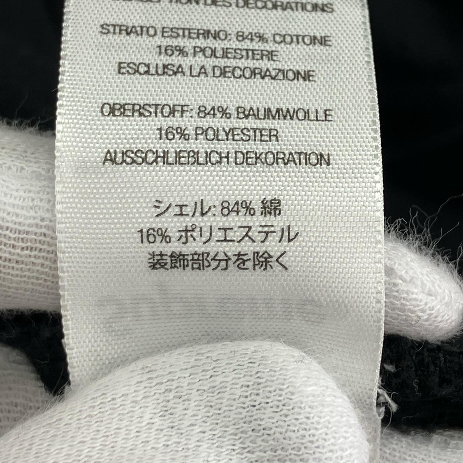 パーカー Contrast Cutout Hooded Sweatshirts M ブラック