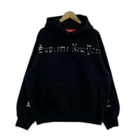 パーカー Contrast Cutout Hooded Sweatshirts M ブラック