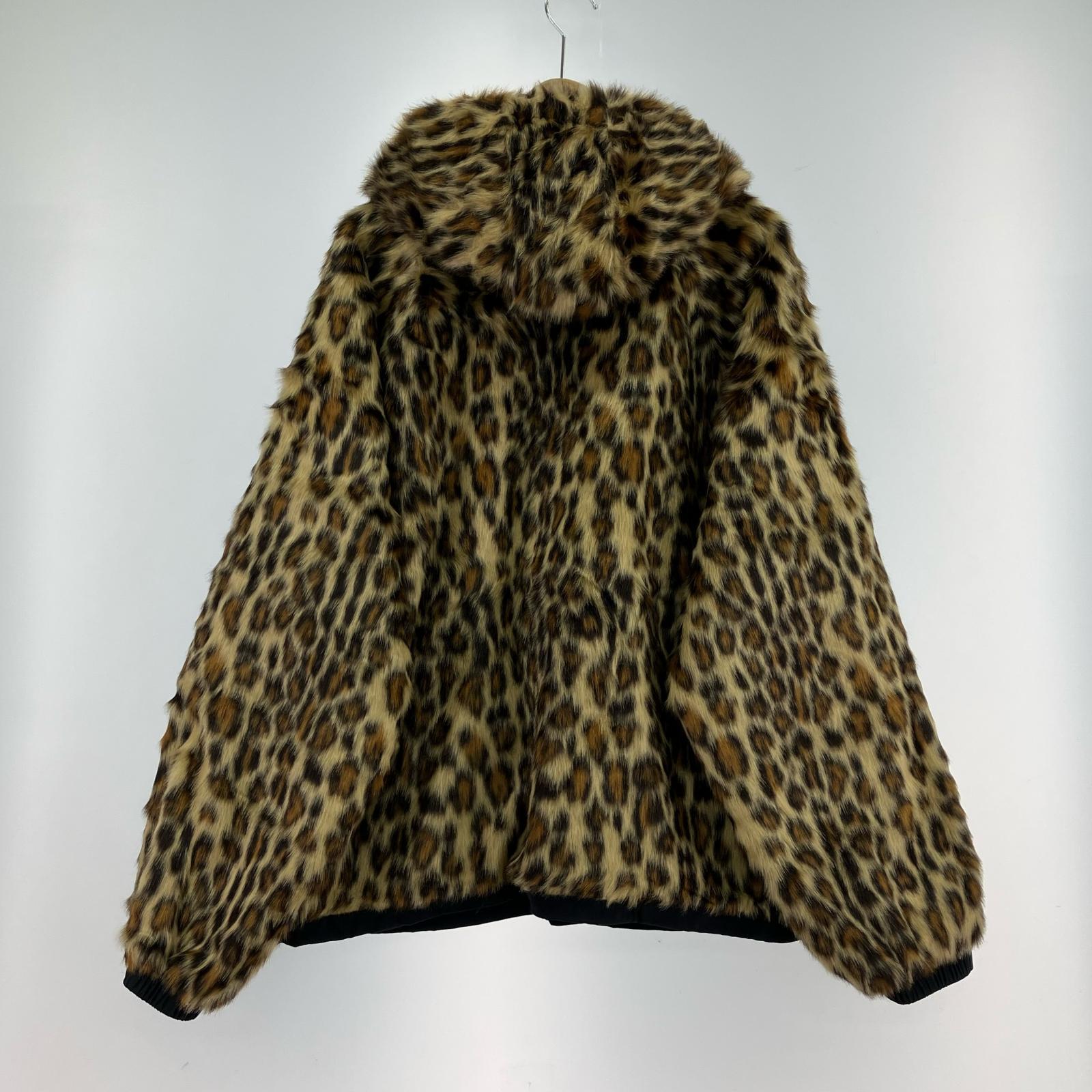 ジャケット Faux Fur Reversible Hooded Track Jacket L ブラック