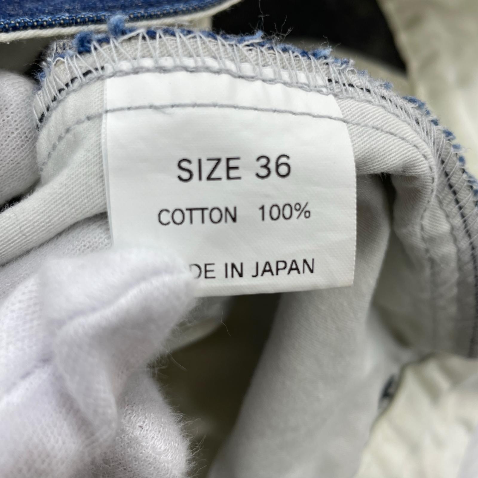 デニムパンツ DENIM HEADS 日本製 インディゴ 36 ブルー