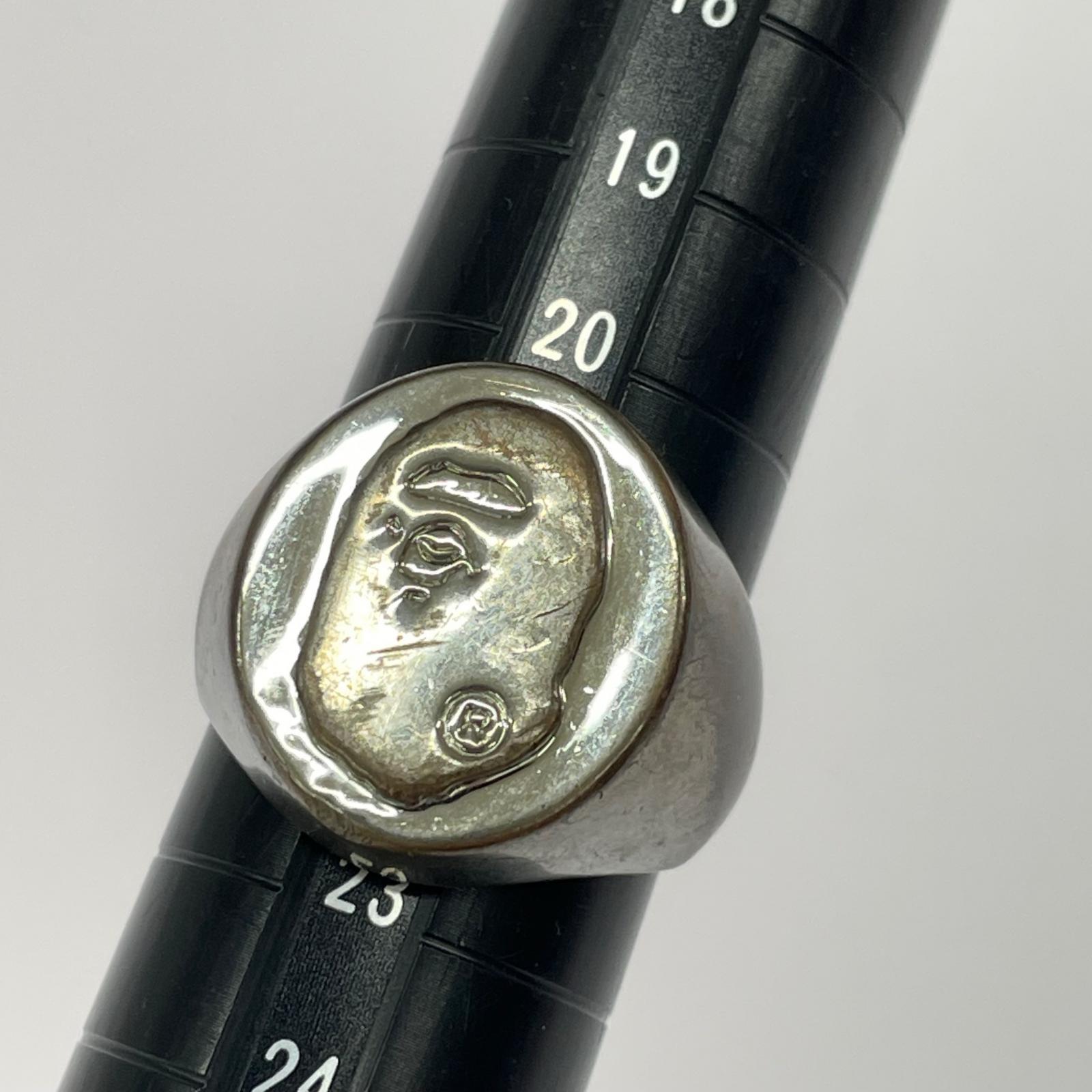 リング・指輪 BAPE HEAD RING シルバー