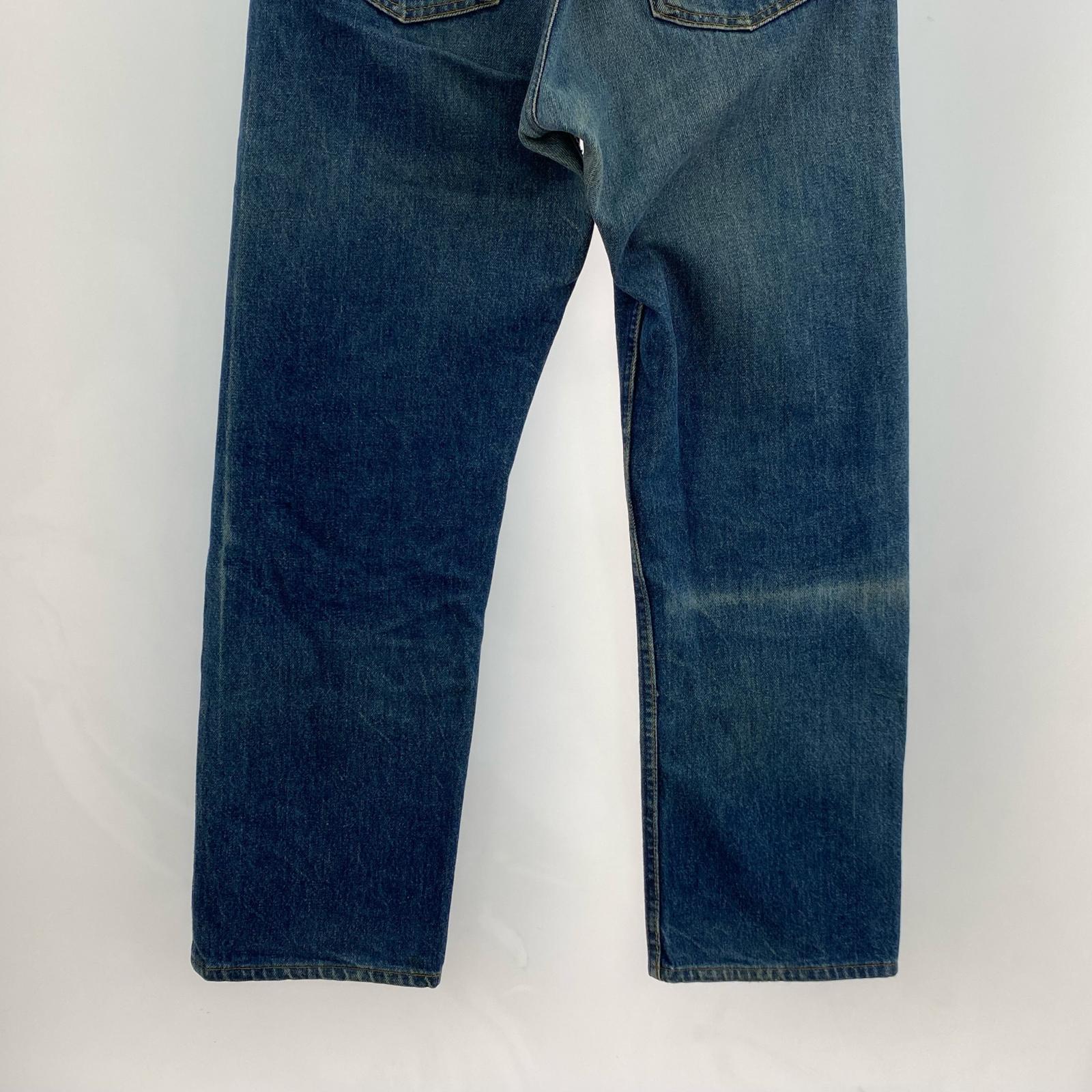 デニムパンツ 90s 501 USA製 ボタン裏524 (33) 33 ネイビー