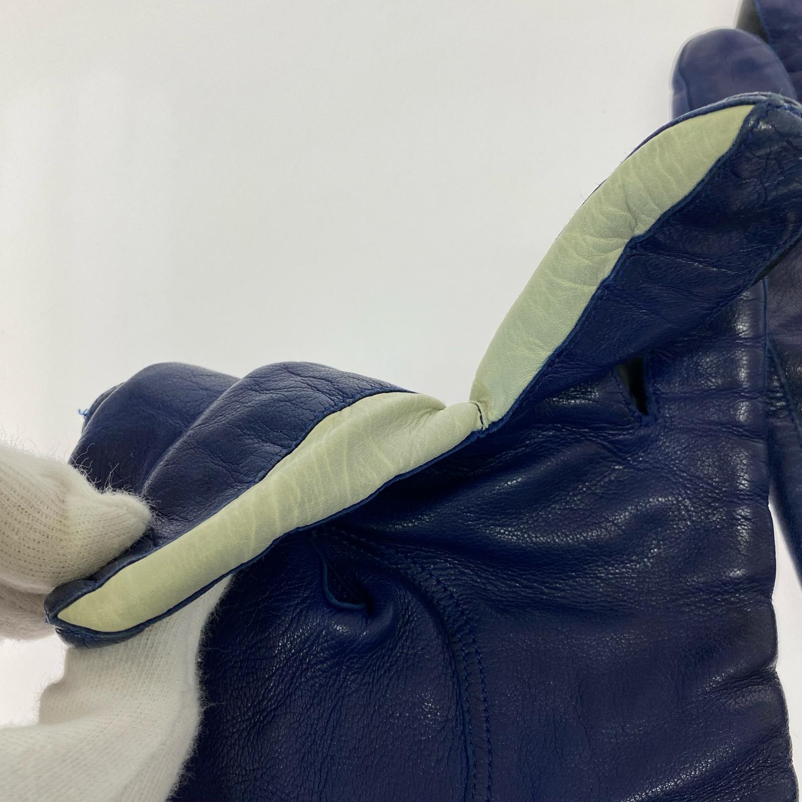 その他アクセサリー Leather Glove 青 ブルー