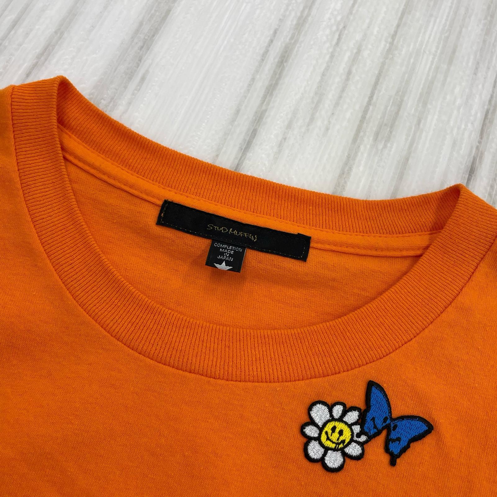 半袖Tシャツ STUD MUFFIN サガラパッチ 天竺 橙 (4) 4 オレンジ