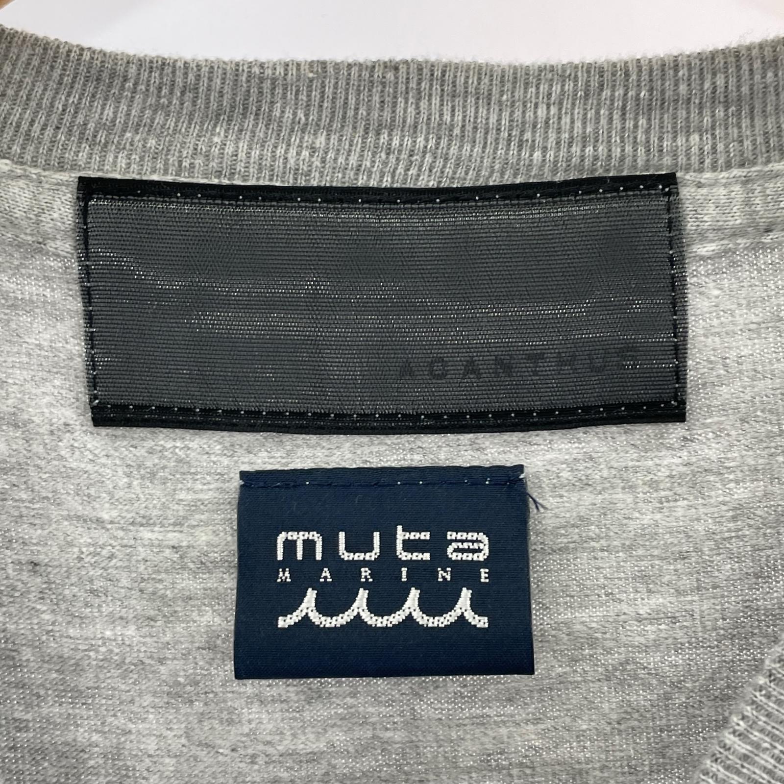 半袖Tシャツ ×ACANTHUS MARINE TRIMMING POCKET (S) 灰 S グレー