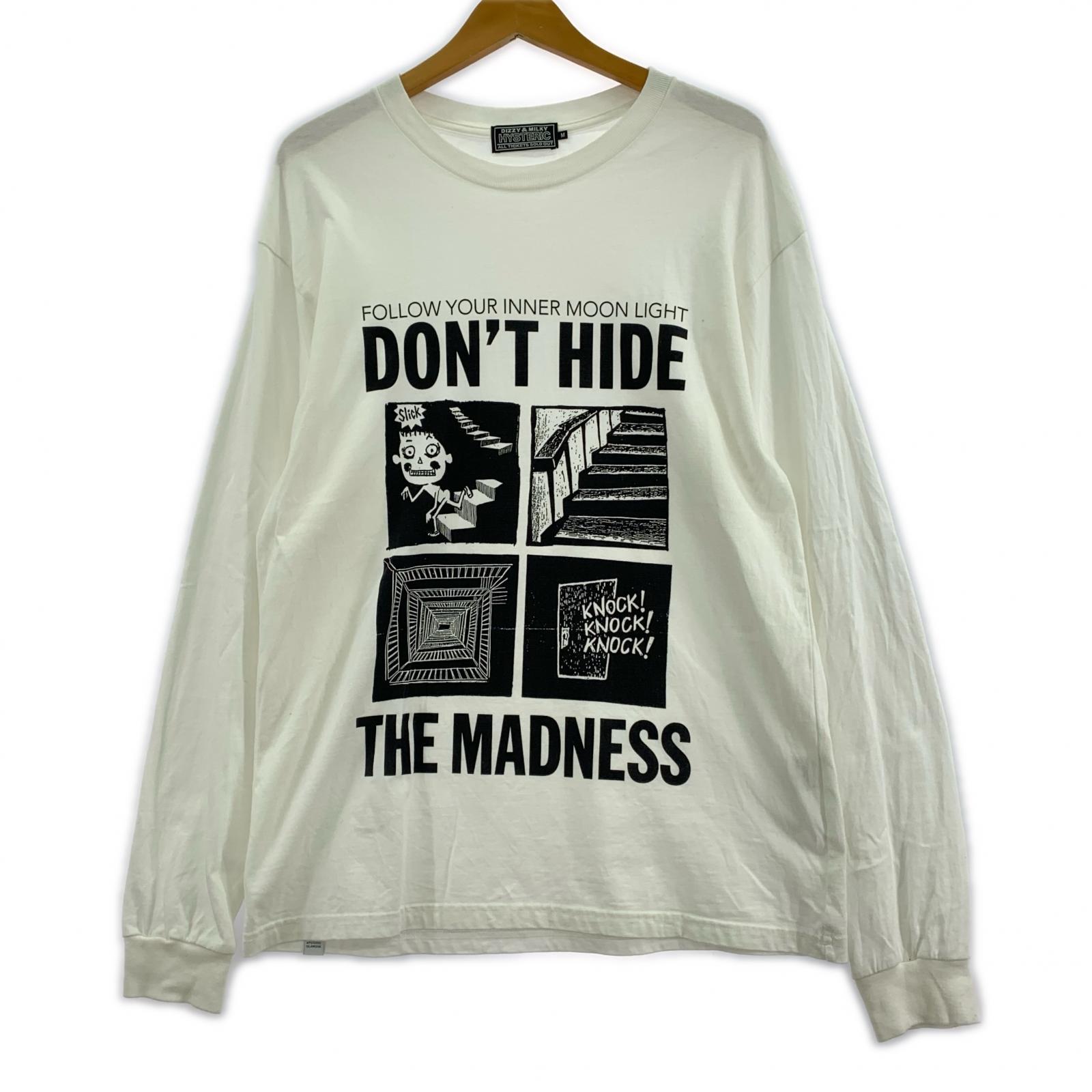長袖Tシャツ HYSTERIC MADNESS (M) 白 M ホワイト