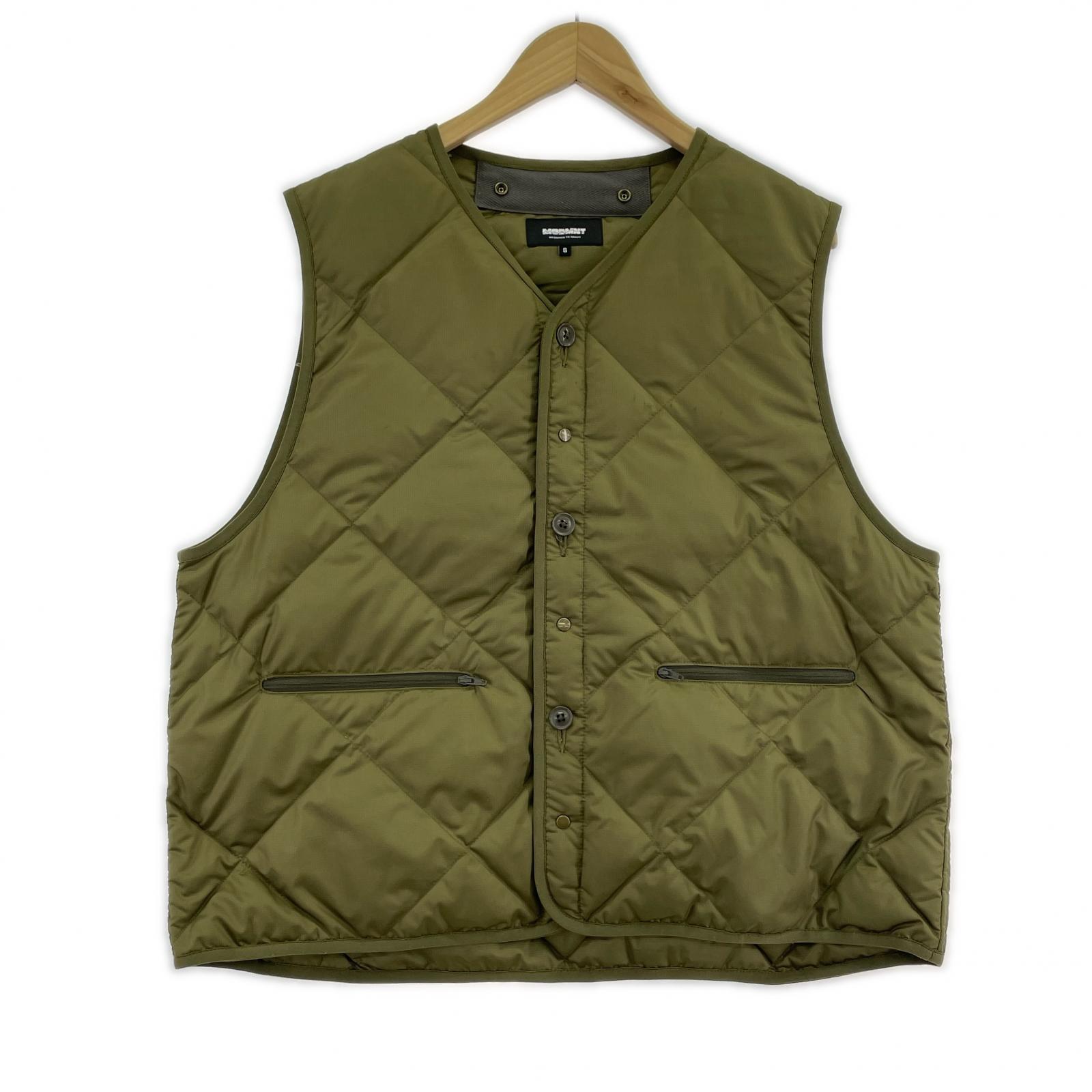 ダウンベスト MODMNT LINER DOWN VEST ( S カーキ
