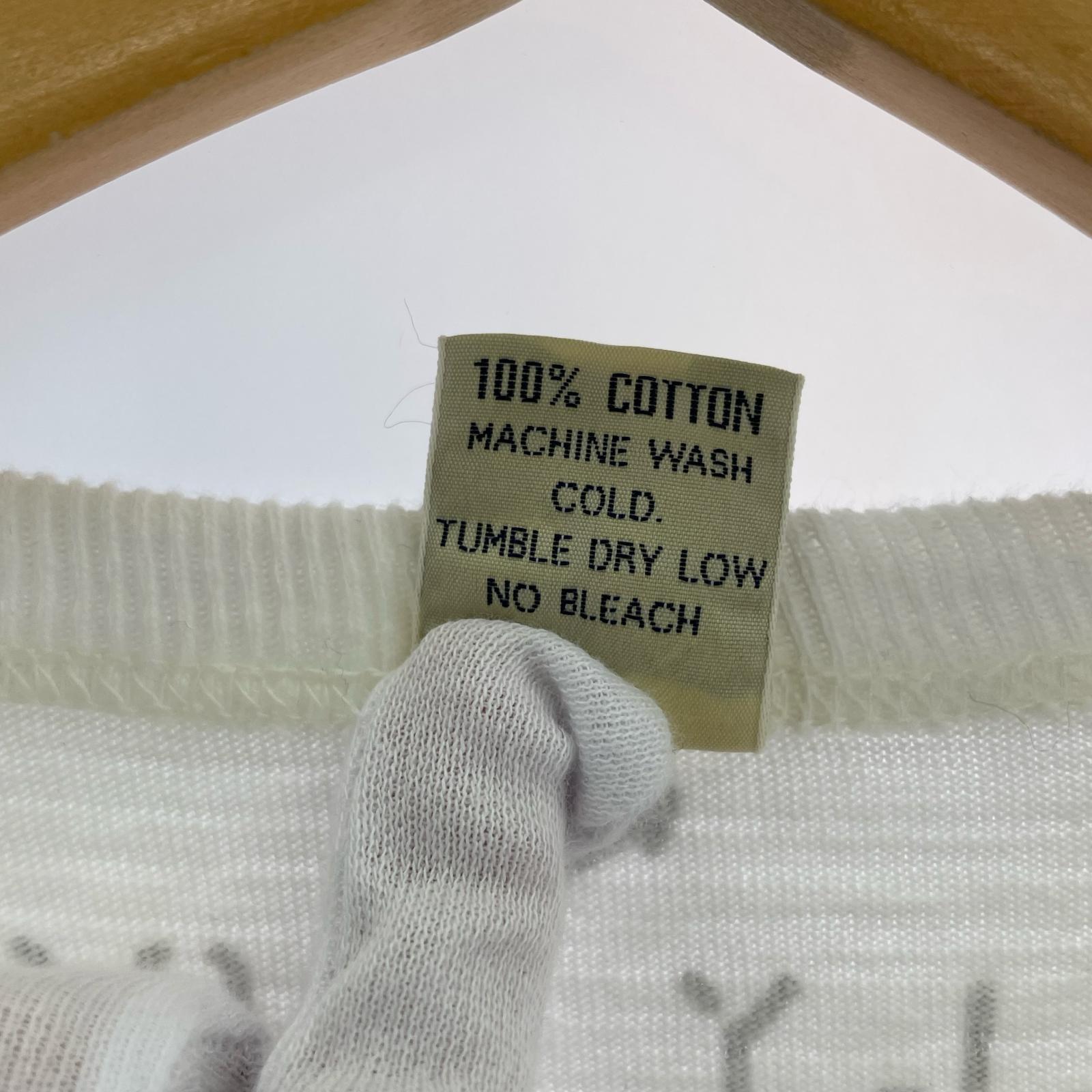 半袖Tシャツ SLUB YARN T-SHIRT (M) 白 M ホワイト
