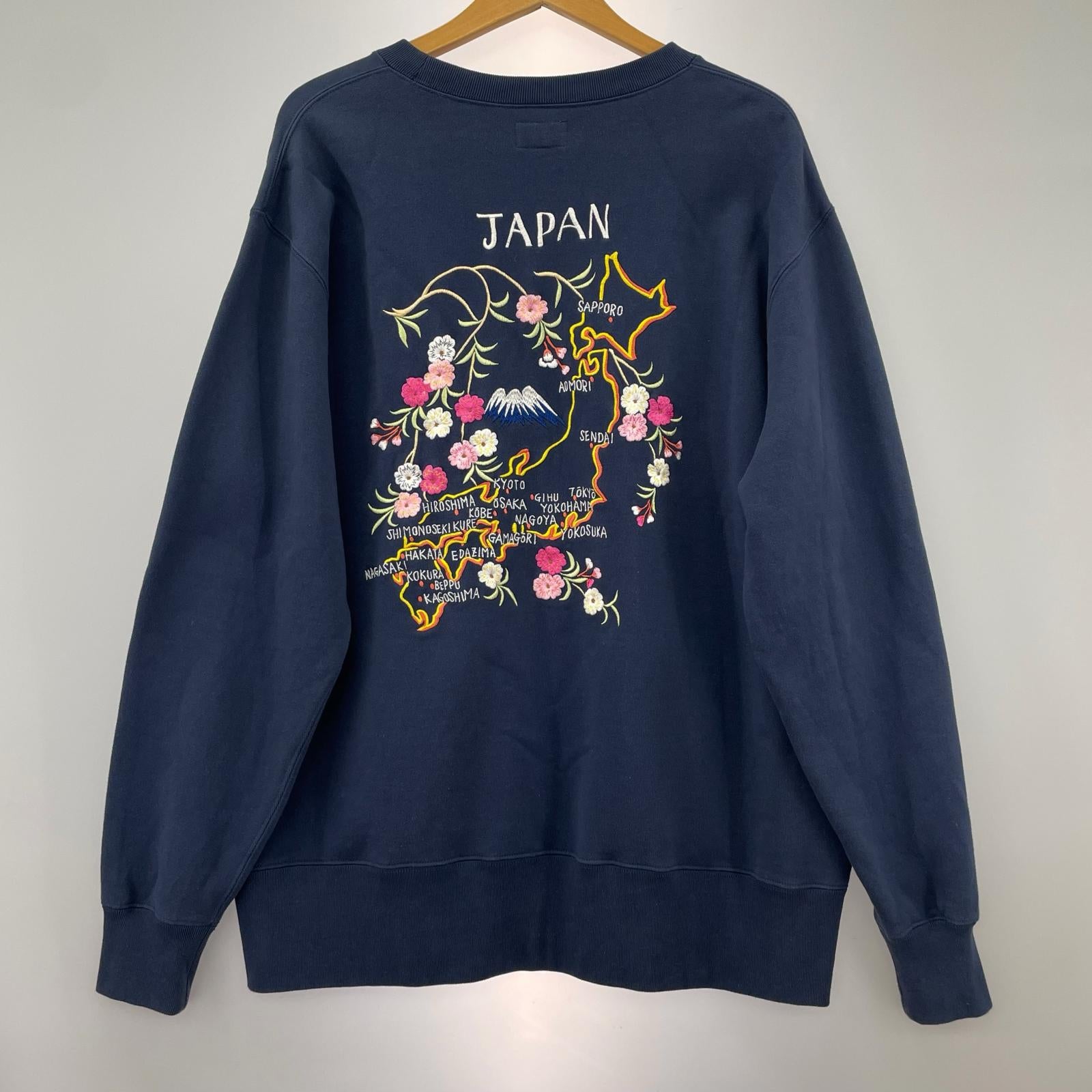 スウェット テーラー東洋別注 SUKA CREW SWEAT EMBROIDERED (M) M