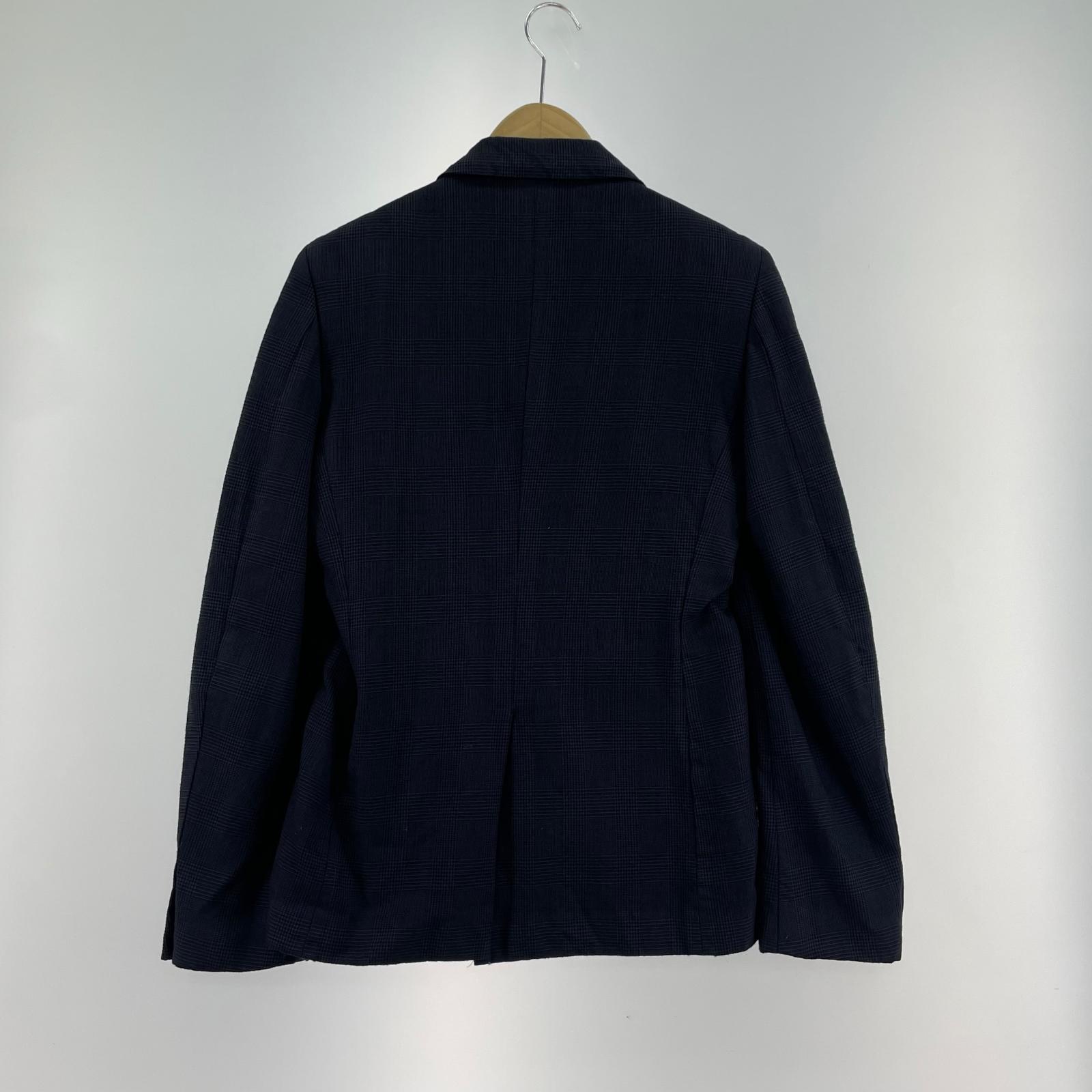 ジャケット COMME des GARCONS HOMME PLUS 製品染 縮絨 ドッキングジャケット S ネイビー S ネイビー