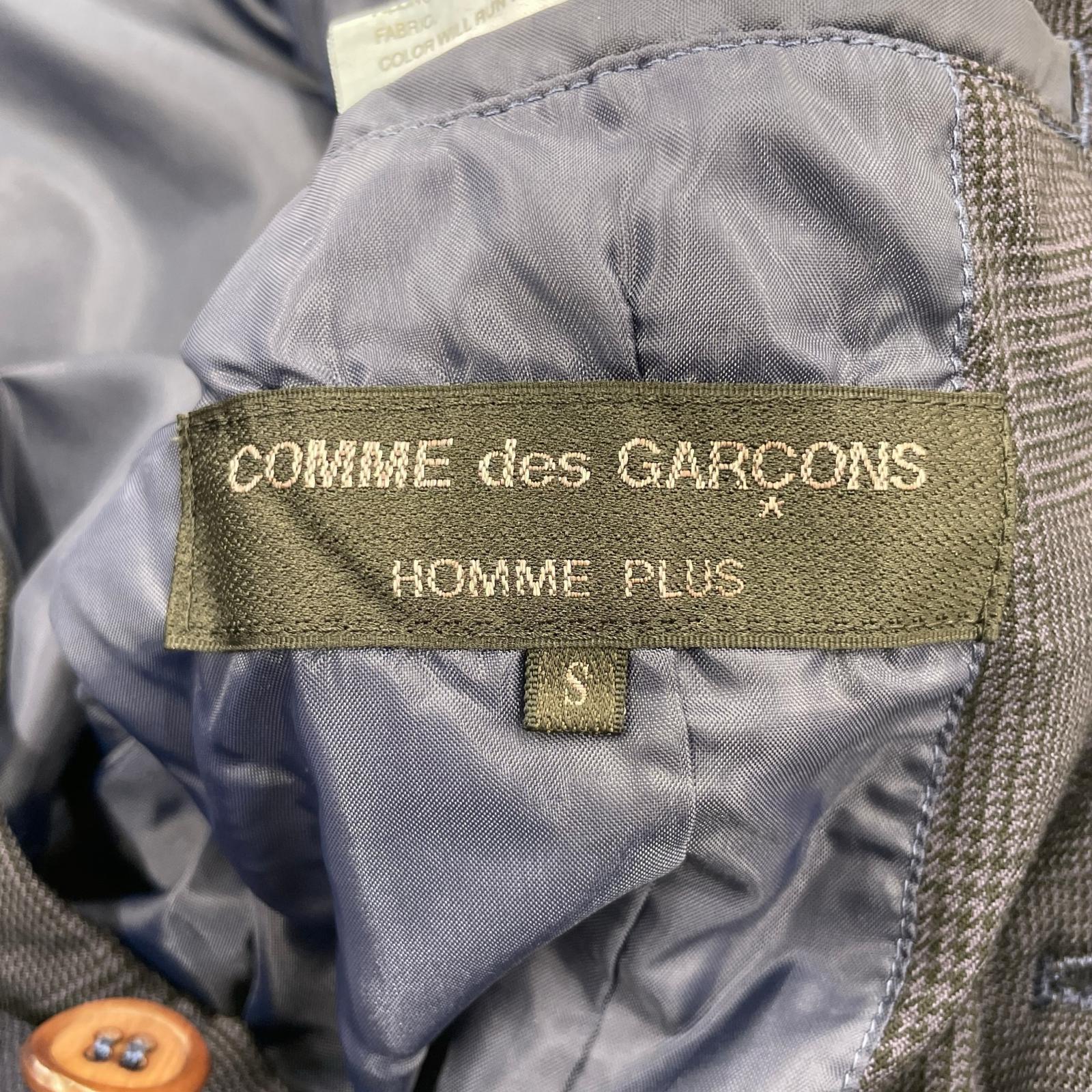 ジャケット COMME des GARCONS HOMME PLUS 製品染 縮絨 ドッキングジャケット S ネイビー S ネイビー