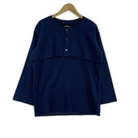 ニット COMME des GARCONS 80s デザインレイヤードニット ブルー ブルー
