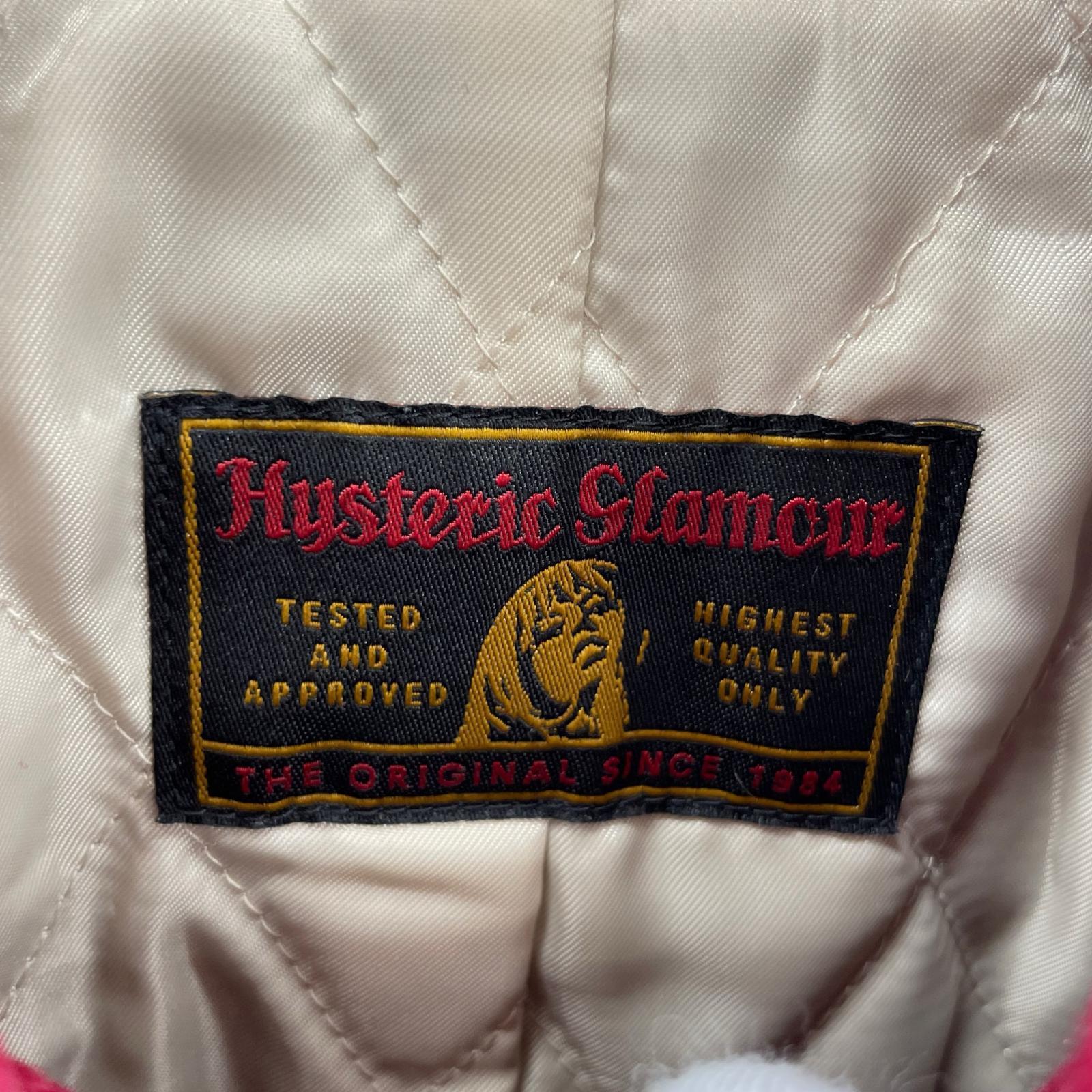 ジャケット HYSTERIC GLAMOUR アーカイブ スカル ダッフルコート F レッド レッド
