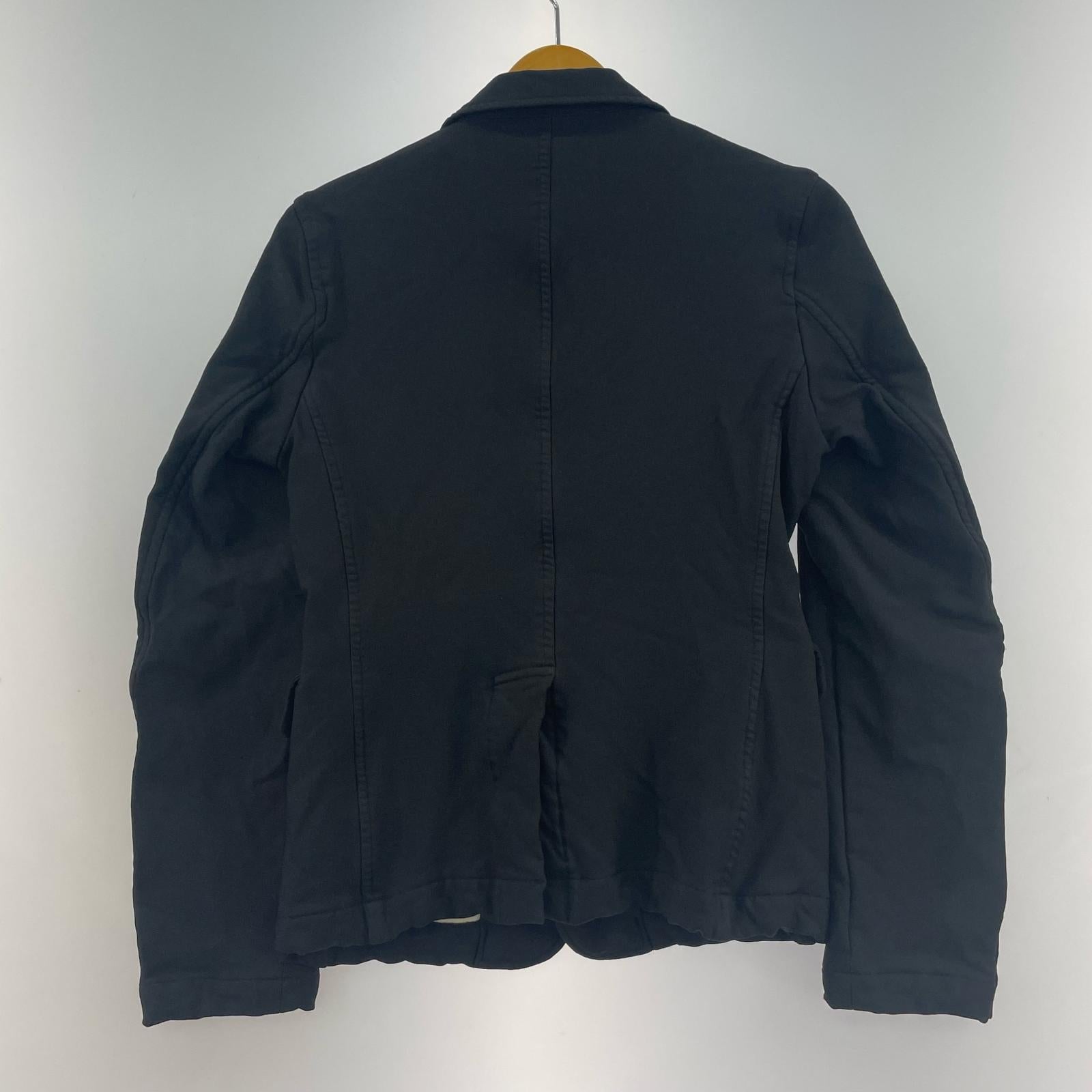 テーラードジャケット BLACK COMME des GARCONS 製品染 ポリ縮絨ジャケット XS ブラック ブラック