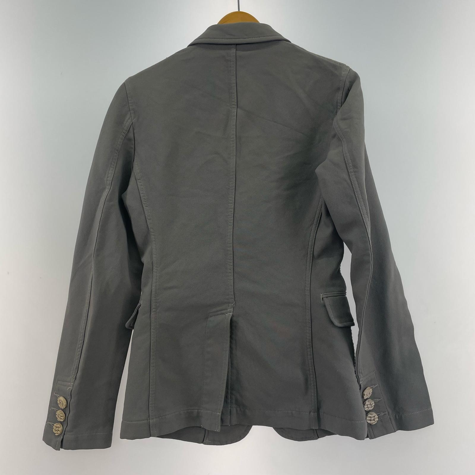 ジャケット COMME des GARCONS HOMME PLUS タイヤボタン ポリ縮絨ジャケット XS グレー グレー