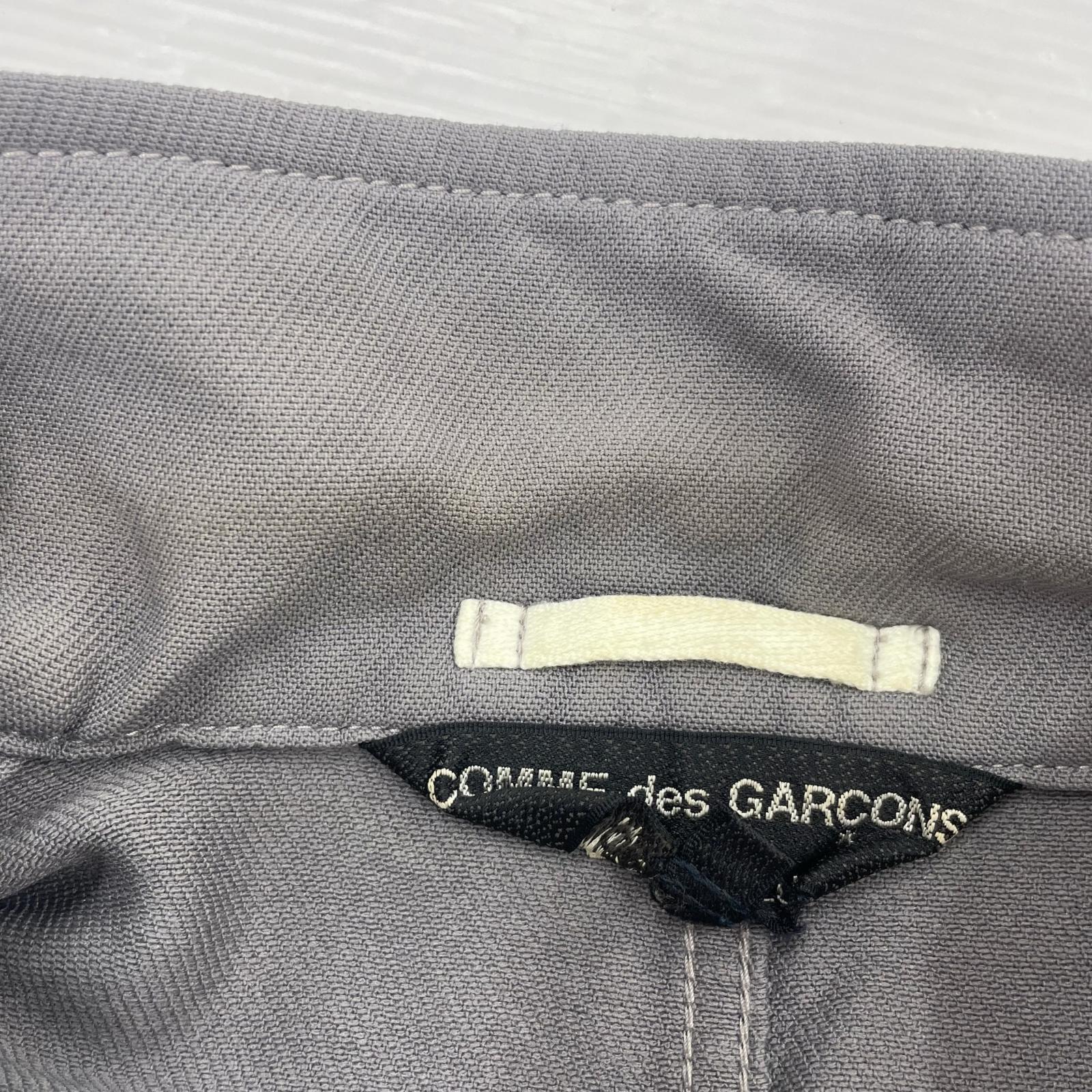 ジャケット COMME des GARCONS HOMME PLUS タイヤボタン ポリ縮絨ジャケット XS グレー グレー