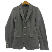 ジャケット COMME des GARCONS HOMME PLUS タイヤボタン ポリ縮絨ジャケット XS グレー グレー