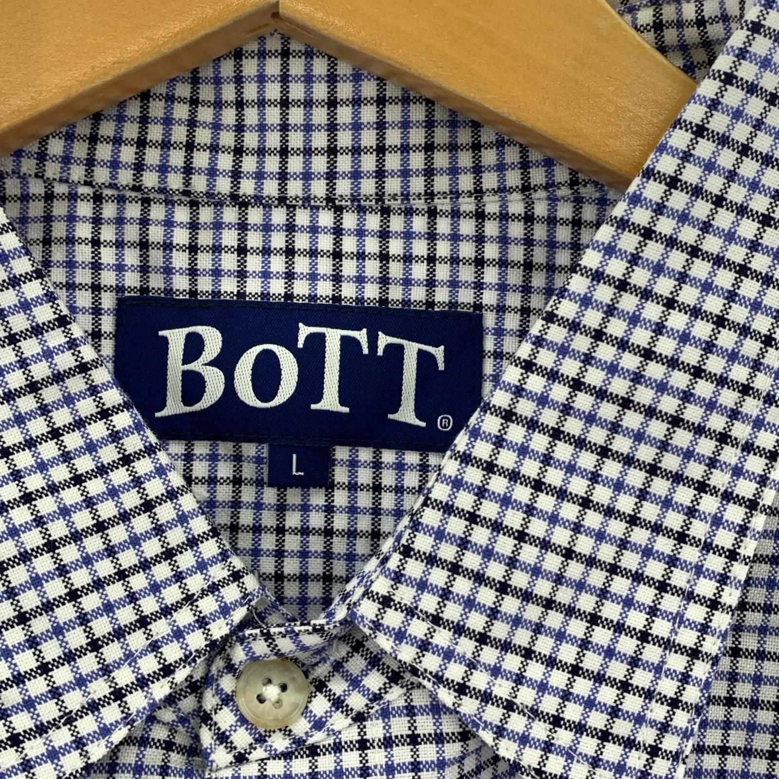 半袖シャツ Plaid S/S Shirt L 青 253BoTT40