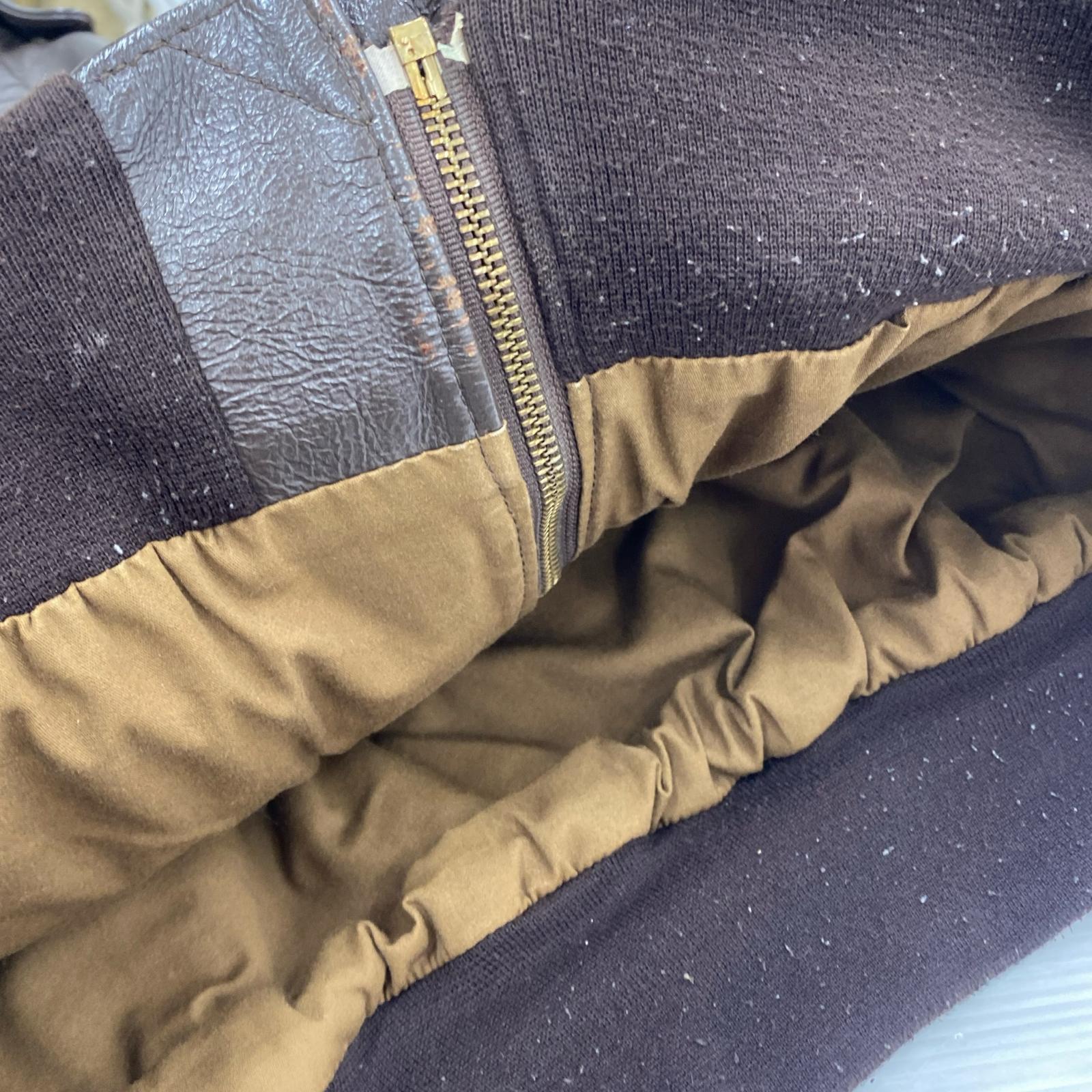 ジャケット COCKPIT USA製 A-2 Flight Jacket ブラウン