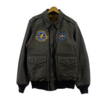 ジャケット COCKPIT USA製 A-2 Flight Jacket ブラウン