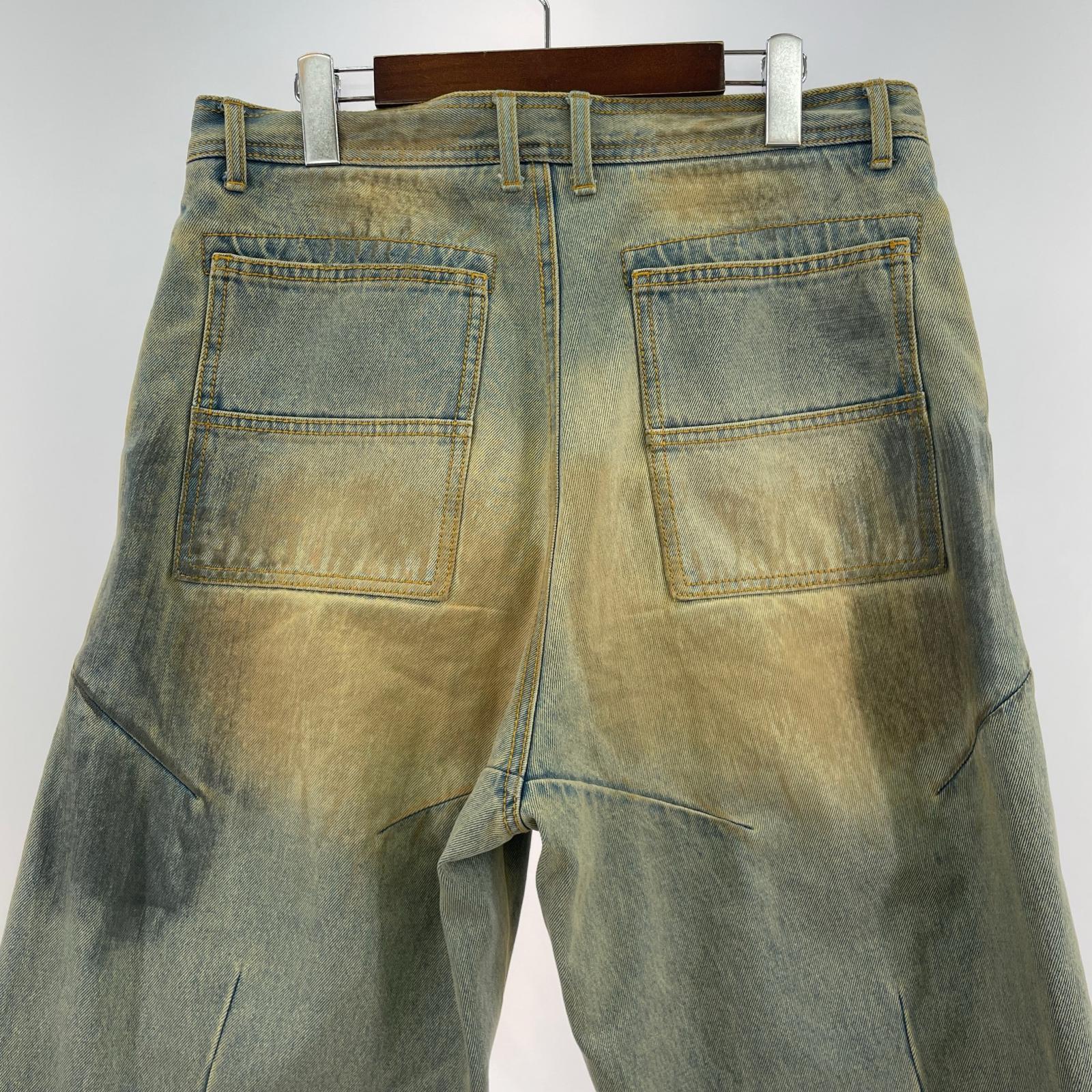 デニムパンツ 24AW FRONT ZIP BAGGY DENIM (32) 2 ブルー