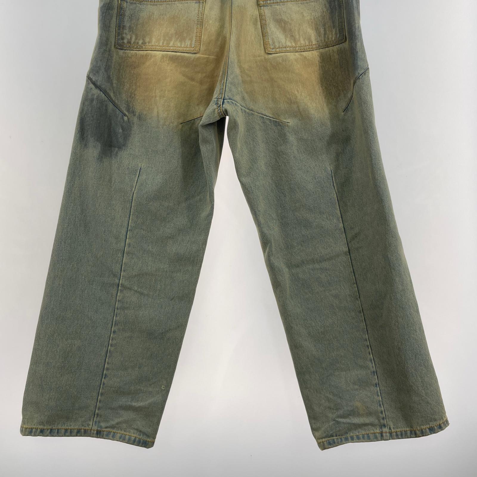 デニムパンツ 24AW FRONT ZIP BAGGY DENIM (32) 2 ブルー