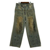 デニムパンツ 24AW FRONT ZIP BAGGY DENIM (32) 2 ブルー