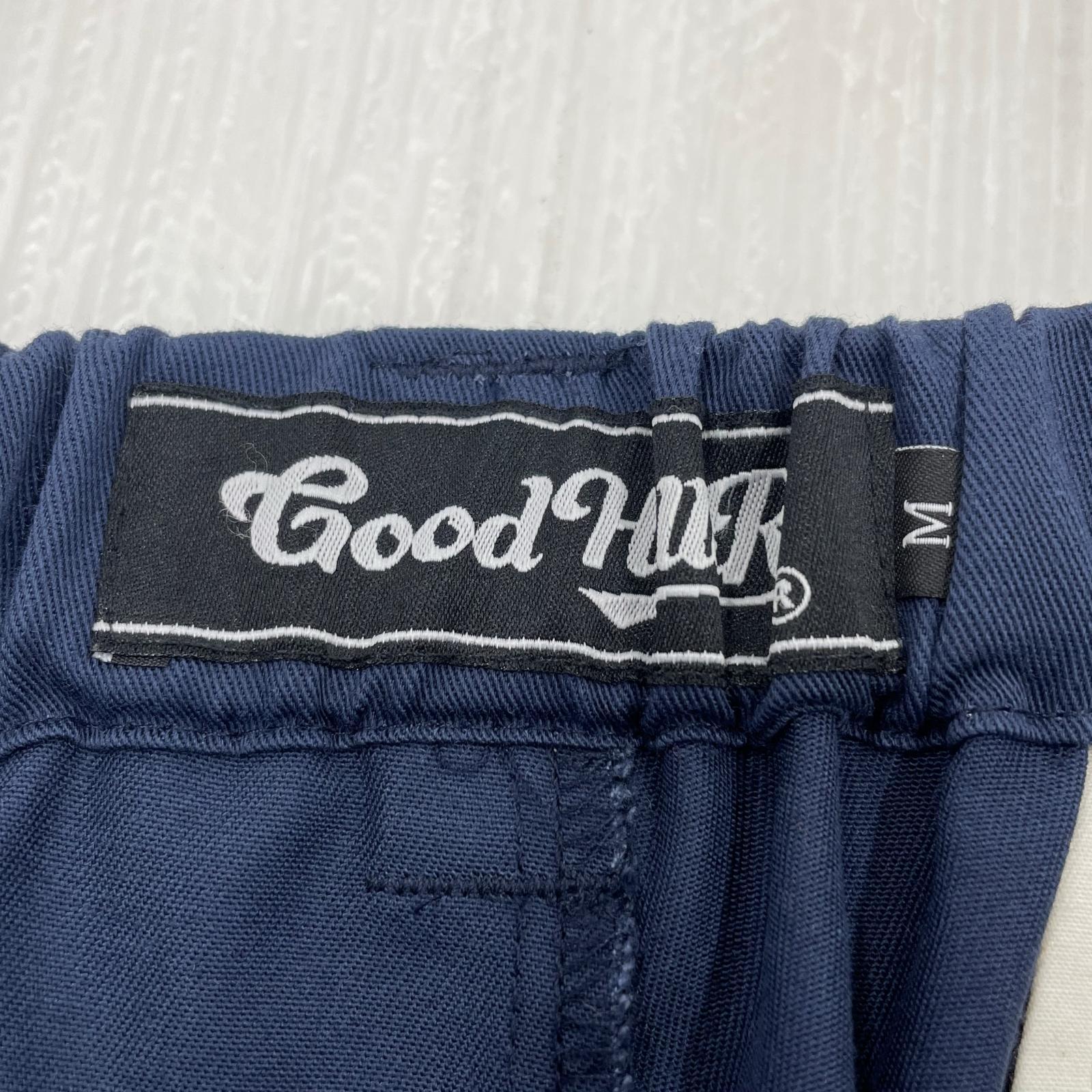 パンツ Good HelleR コットンポリ イージーパンツ ネイビー M ネイビー
