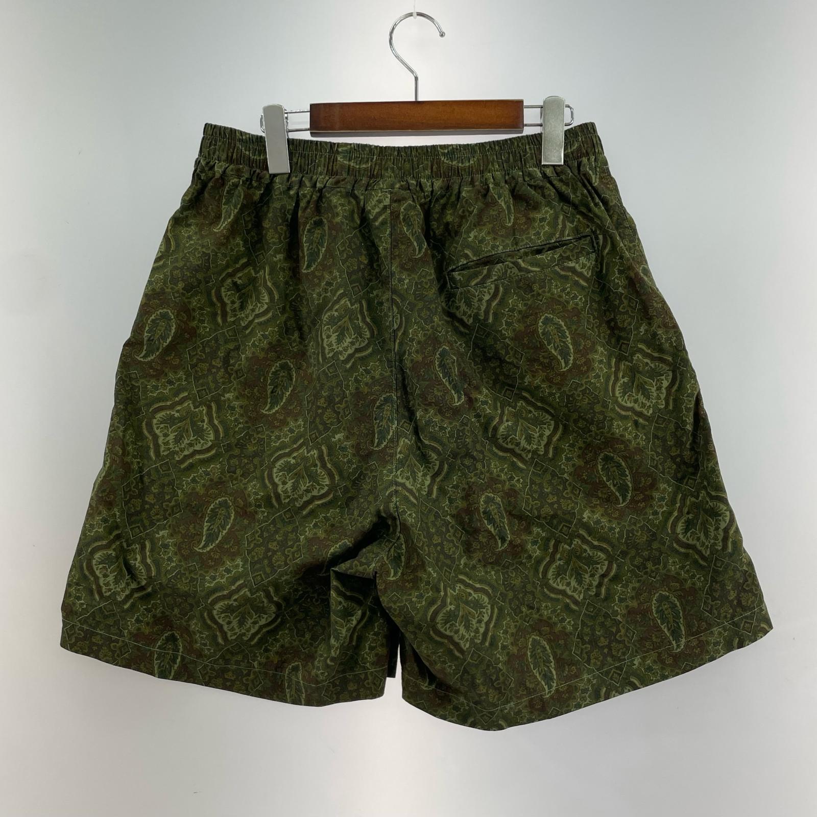 ショートパンツ PAISLEY RIP STOP SHORTS L グリーン
