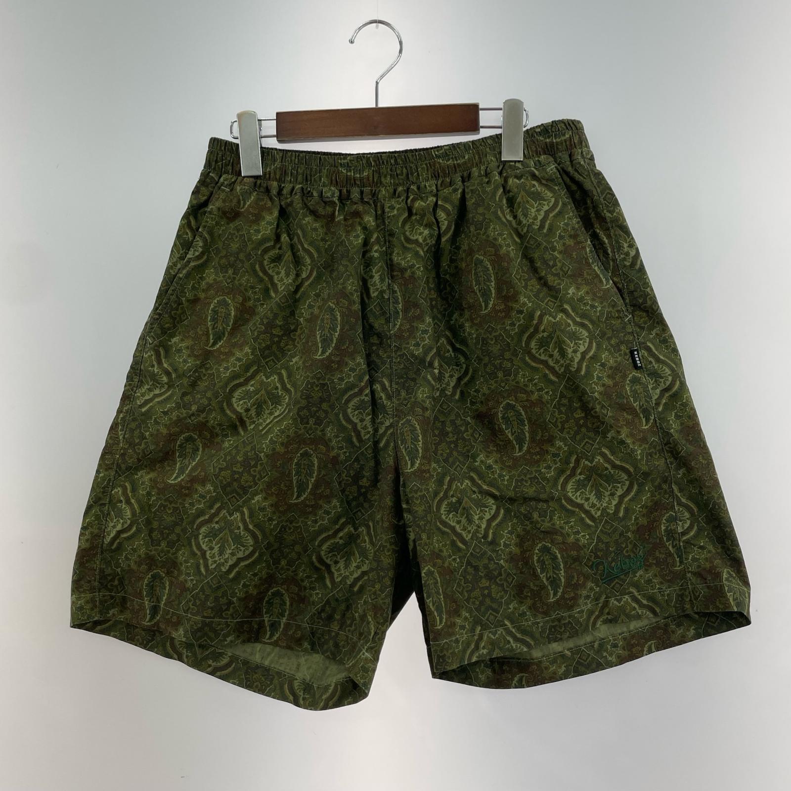ショートパンツ PAISLEY RIP STOP SHORTS L グリーン