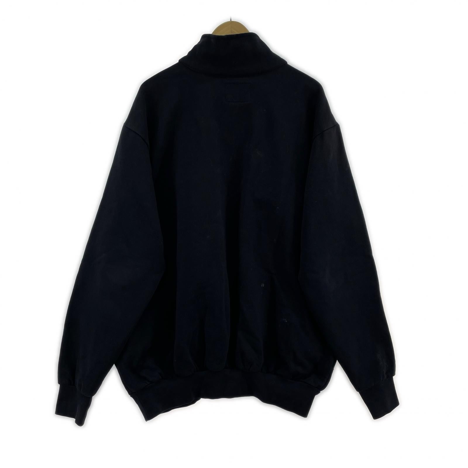 スウェット game sportswear ハーフジップ L ネイビー L