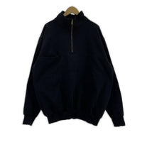 スウェット game sportswear ハーフジップ L ネイビー L