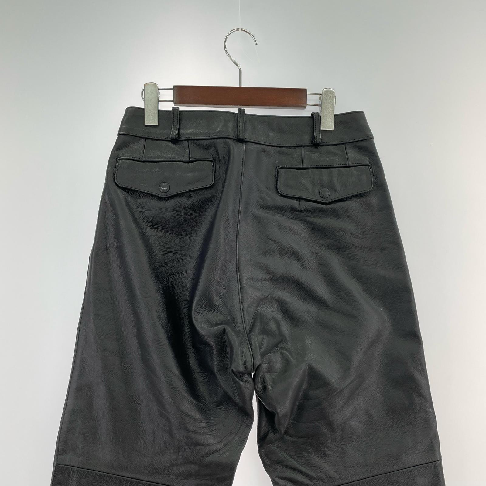 パンツ NANKAI レザー L L ブラック