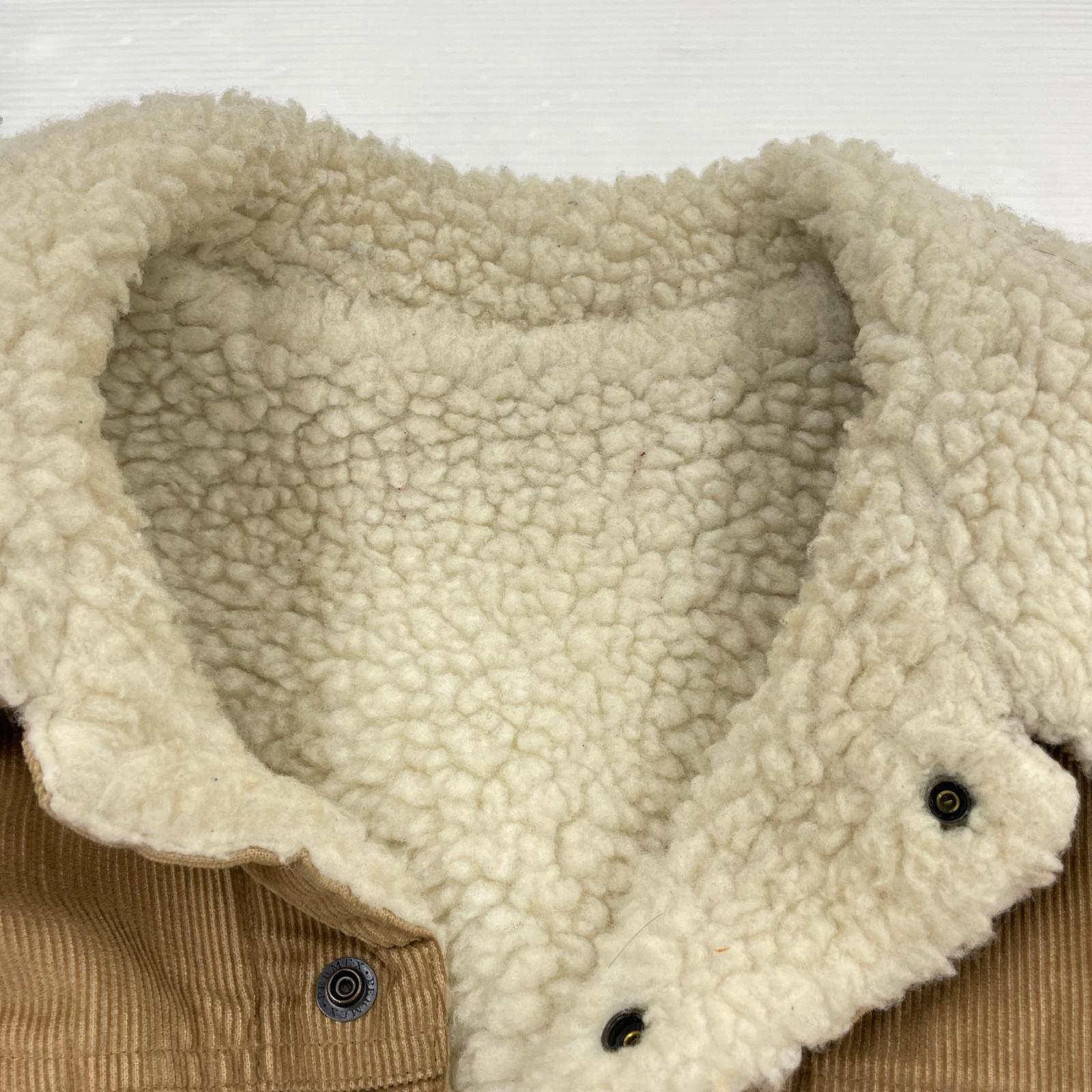 ジャケット コーデュロイ ボア ブラウン