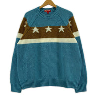 ニット 24SS Stars Sweater Dusty Blue (M) M ブルー