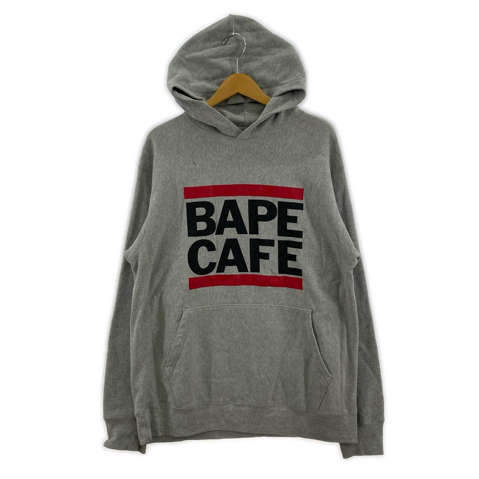 パーカー 初期タグ BAPE CAFE(L) L グレー