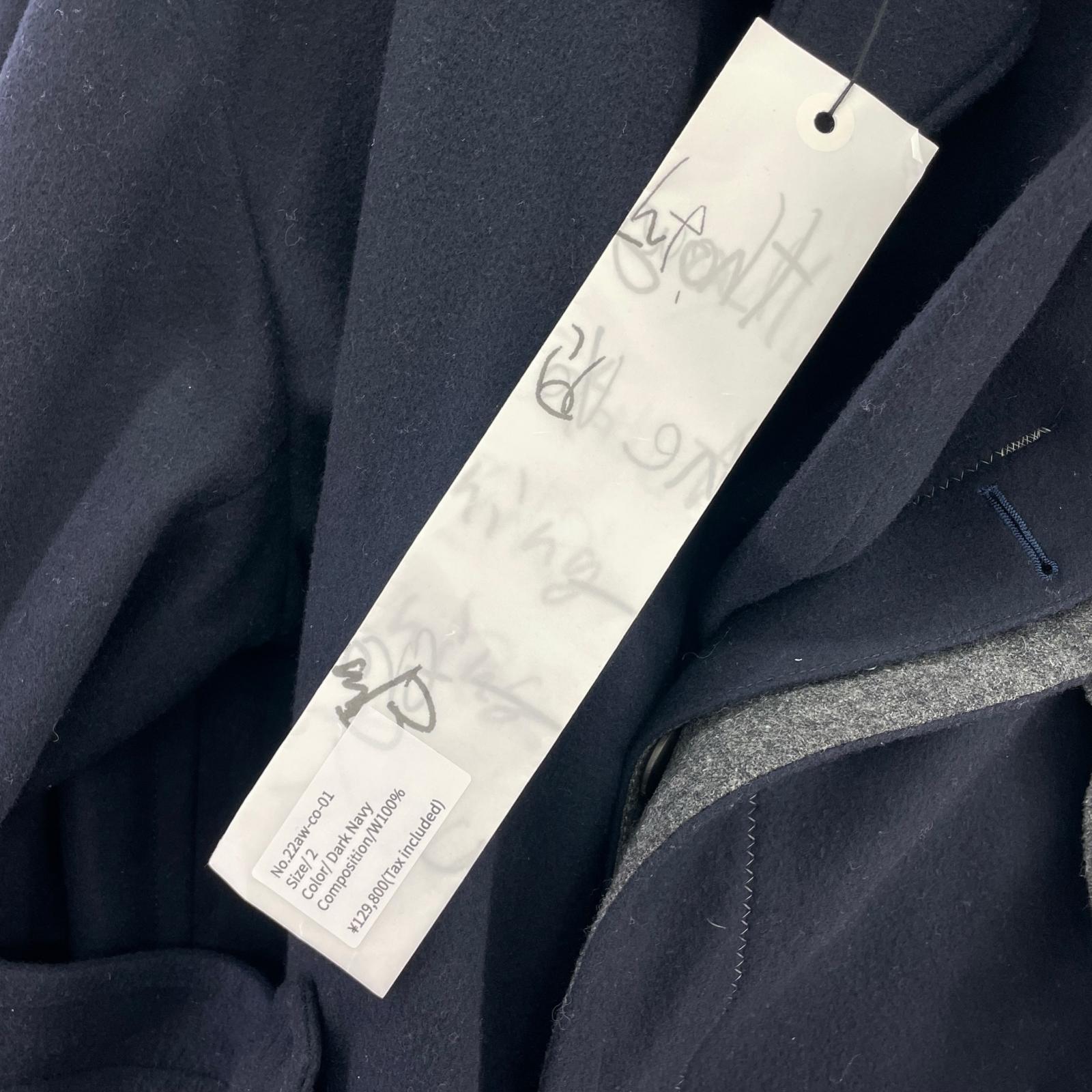 その他アウター KHOKI Motorcycle coat 2 ネイビー
