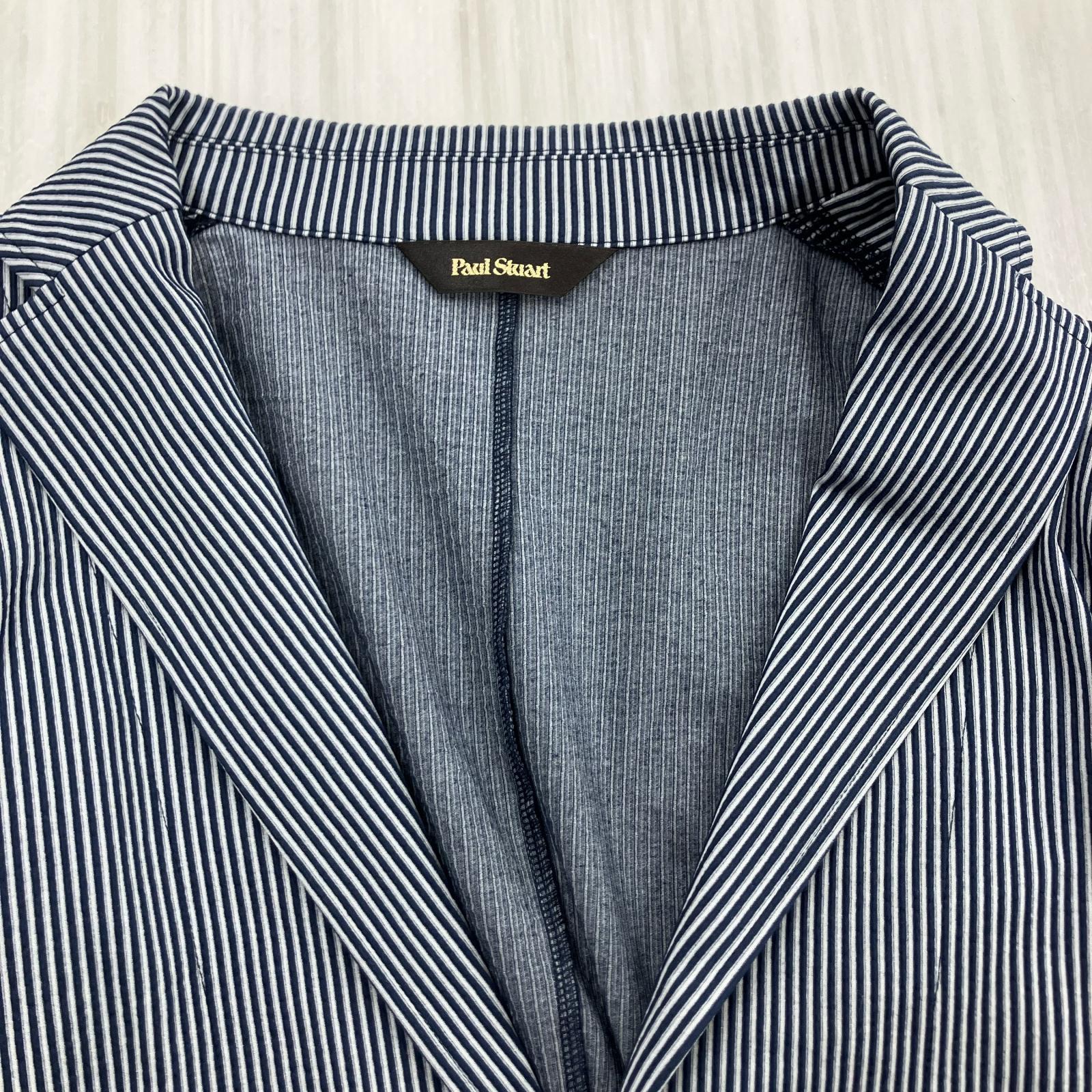 テーラードジャケット PAUL STUART Cord Lane Washable Knit Jacket 48 NVY 48