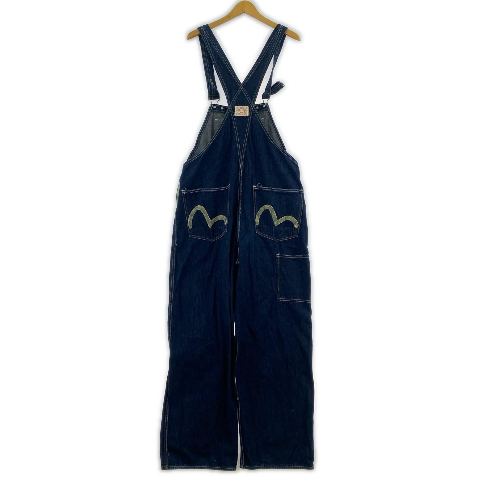 オーバーオール Double Knees Denim Overalls IND