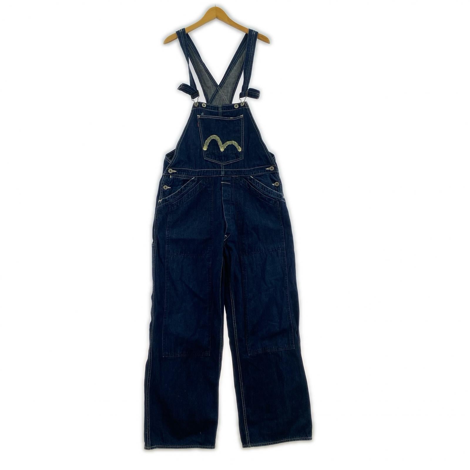 オーバーオール Double Knees Denim Overalls IND