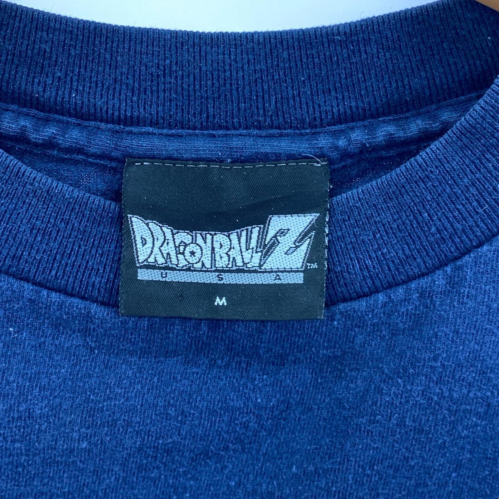 半袖Tシャツ 90s DRAGON BALL USA製 孫悟空 (M) 紺 M ネイビー