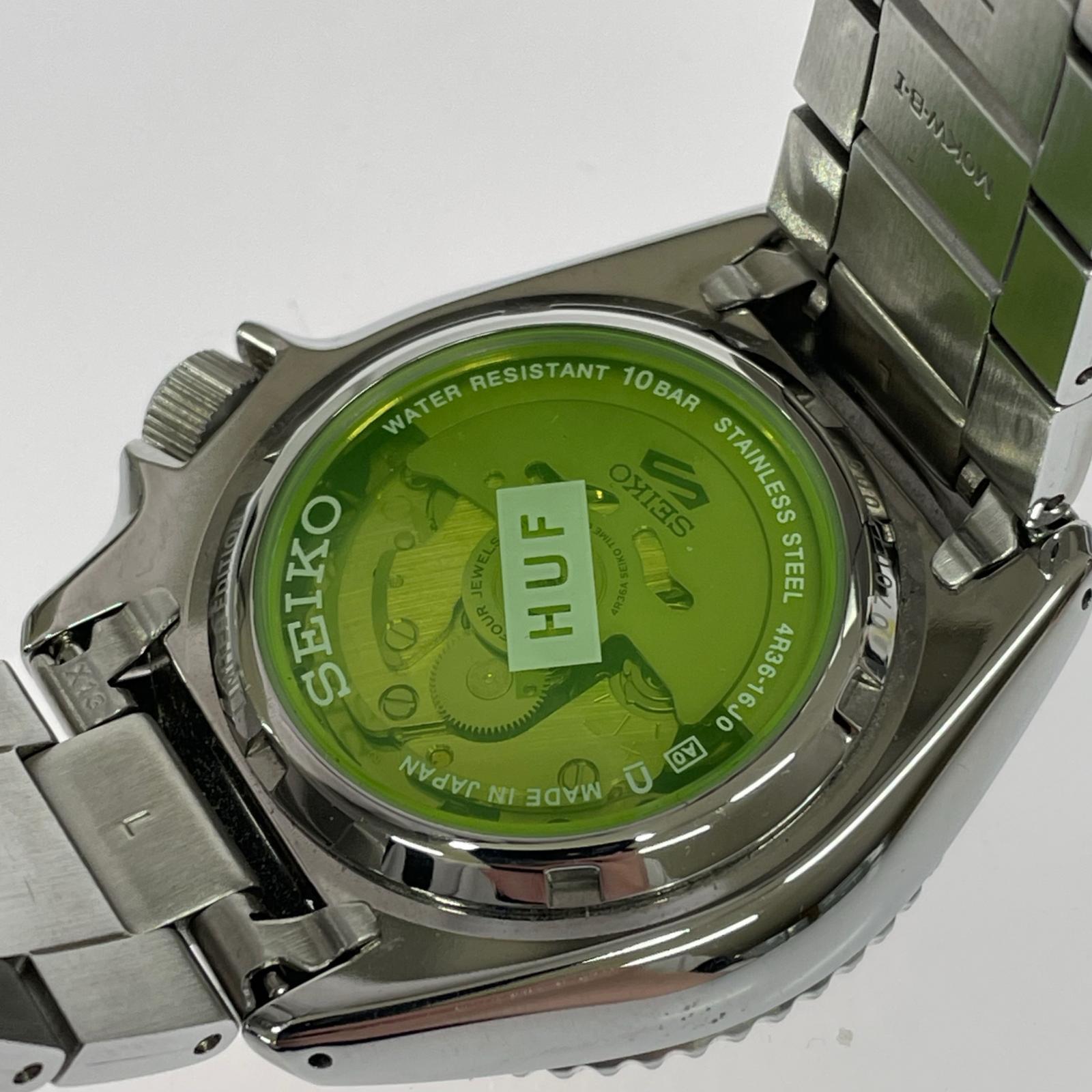 その他アクセサリー SBSA279 HUF コラボ限定モデル 自動巻き シルバー