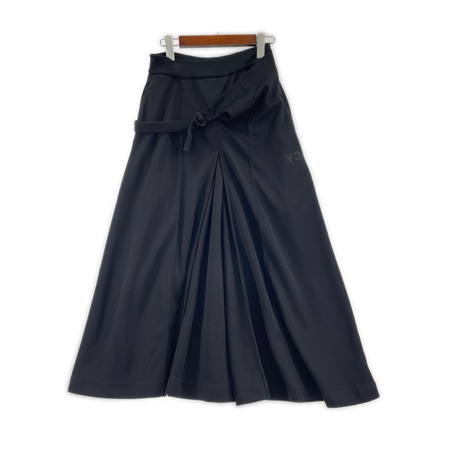 ロングスカート W CLASSIC TAILORED TRACK SKIRT ブラック