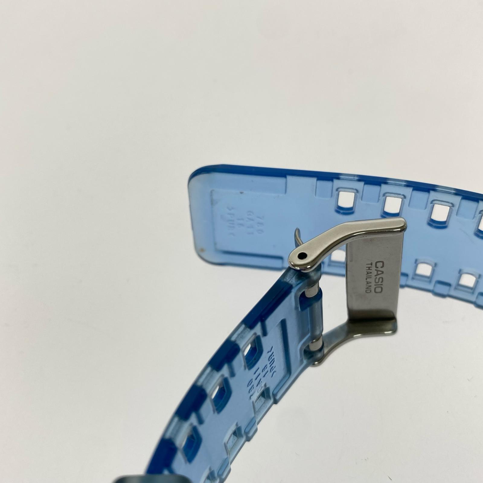 腕時計 デジアナ JOYTOPIA GA-110JT スケルトン 青 ブルー