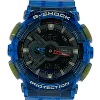 腕時計 デジアナ JOYTOPIA GA-110JT スケルトン 青 ブルー